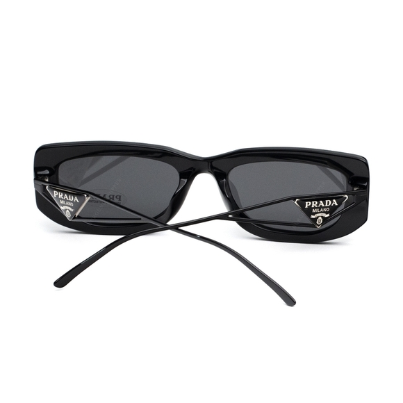 NEW PRADA SQUARE WOMEN BLACK PR14YS 1AB5S0 SUNGLASSES PR 14YS PRADA SPR 14Y - Picture 4 of 7